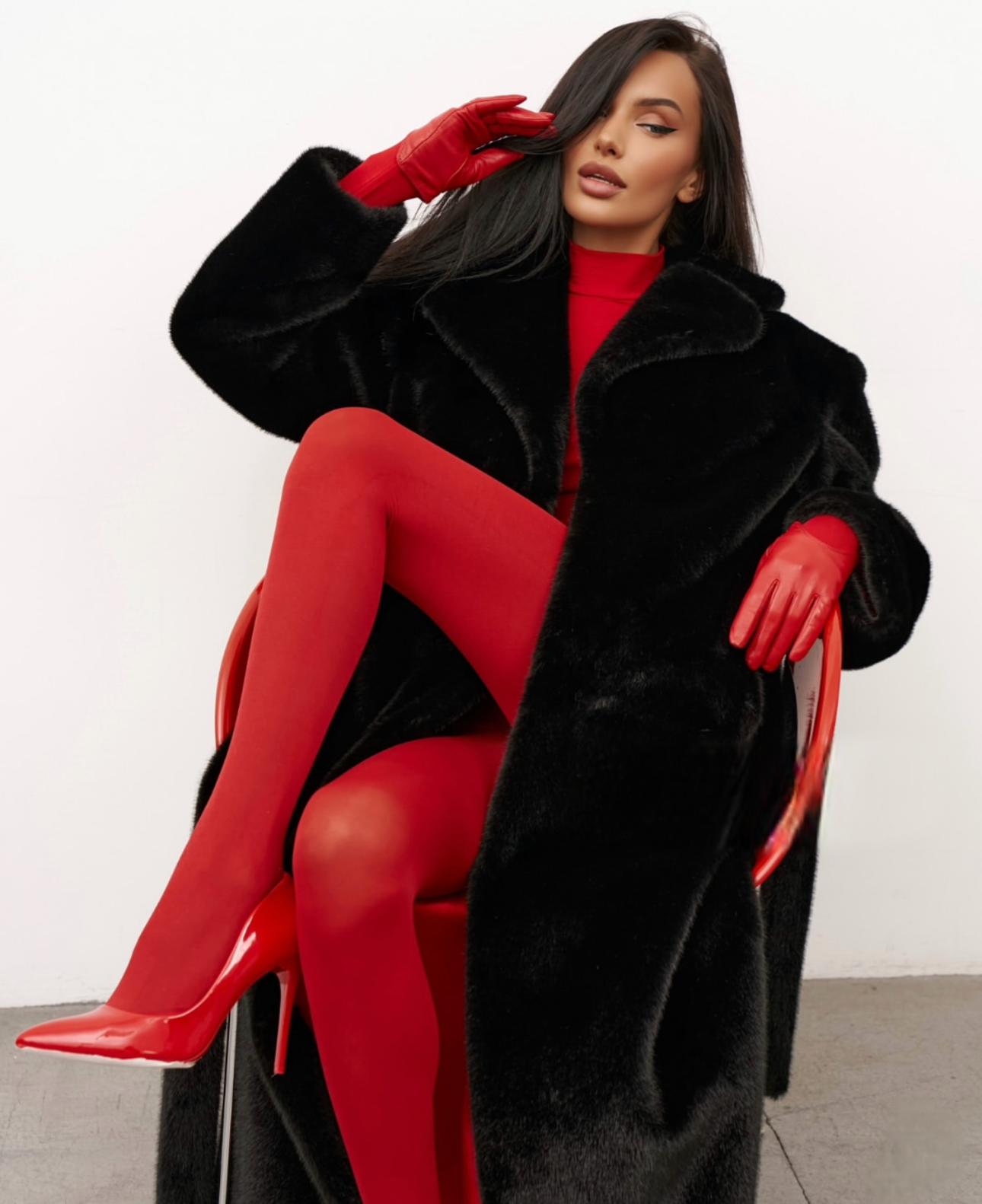 Pelliccia ALESIA in visone ecologico