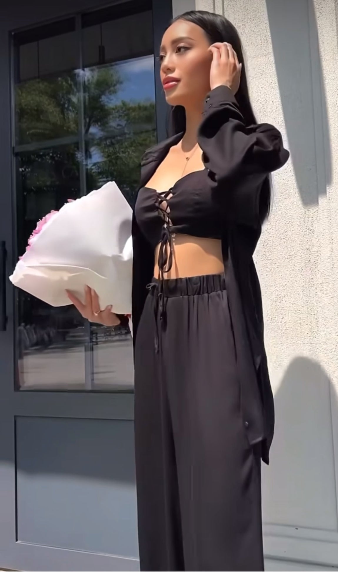 Coordinato Samantha 3 pezzi in cotone 100% Made in Italy 🇮🇹 taglia dalla 38 alla 54