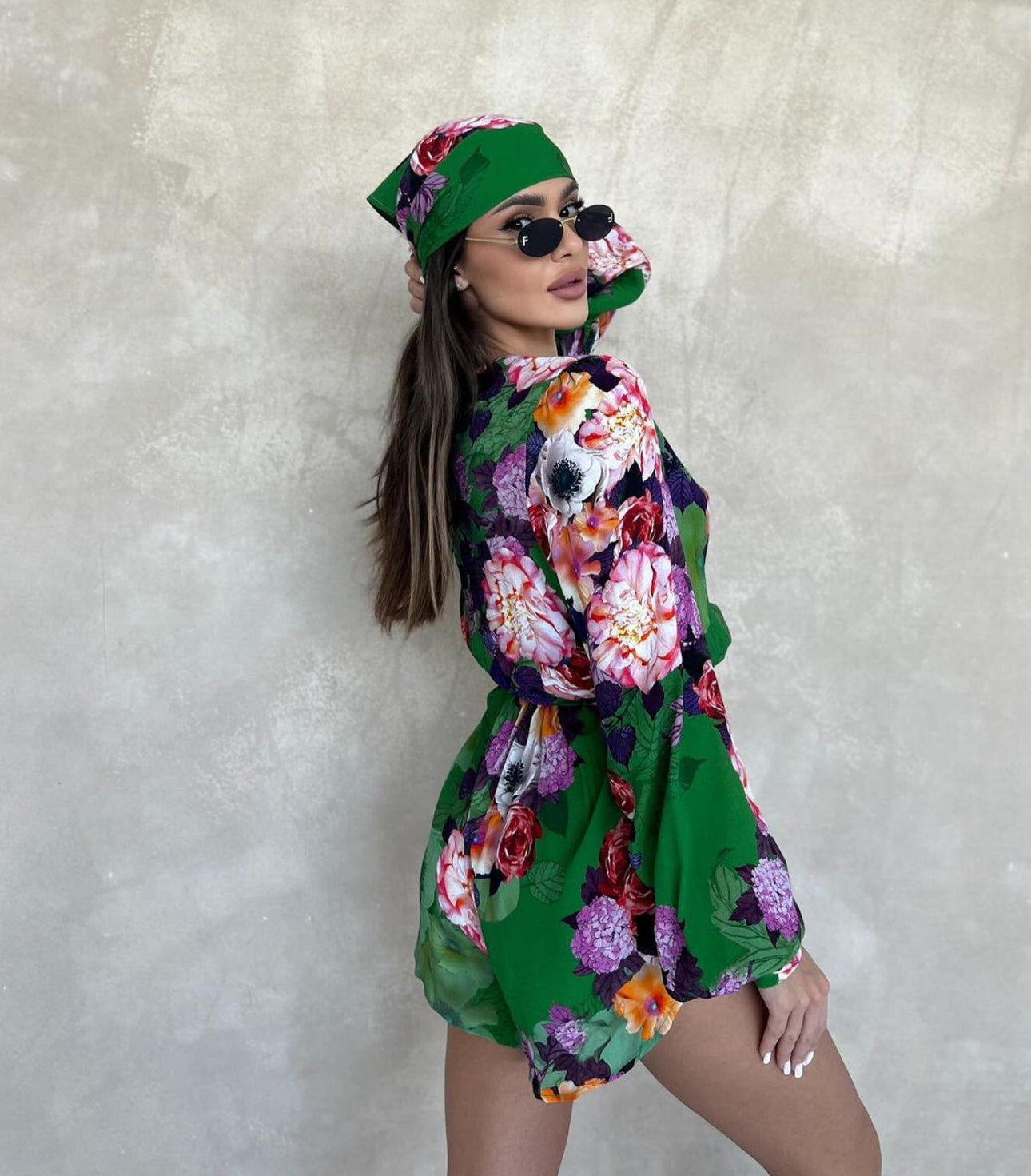 Tutina Rio π§π· in raso con manica lunga + bandana