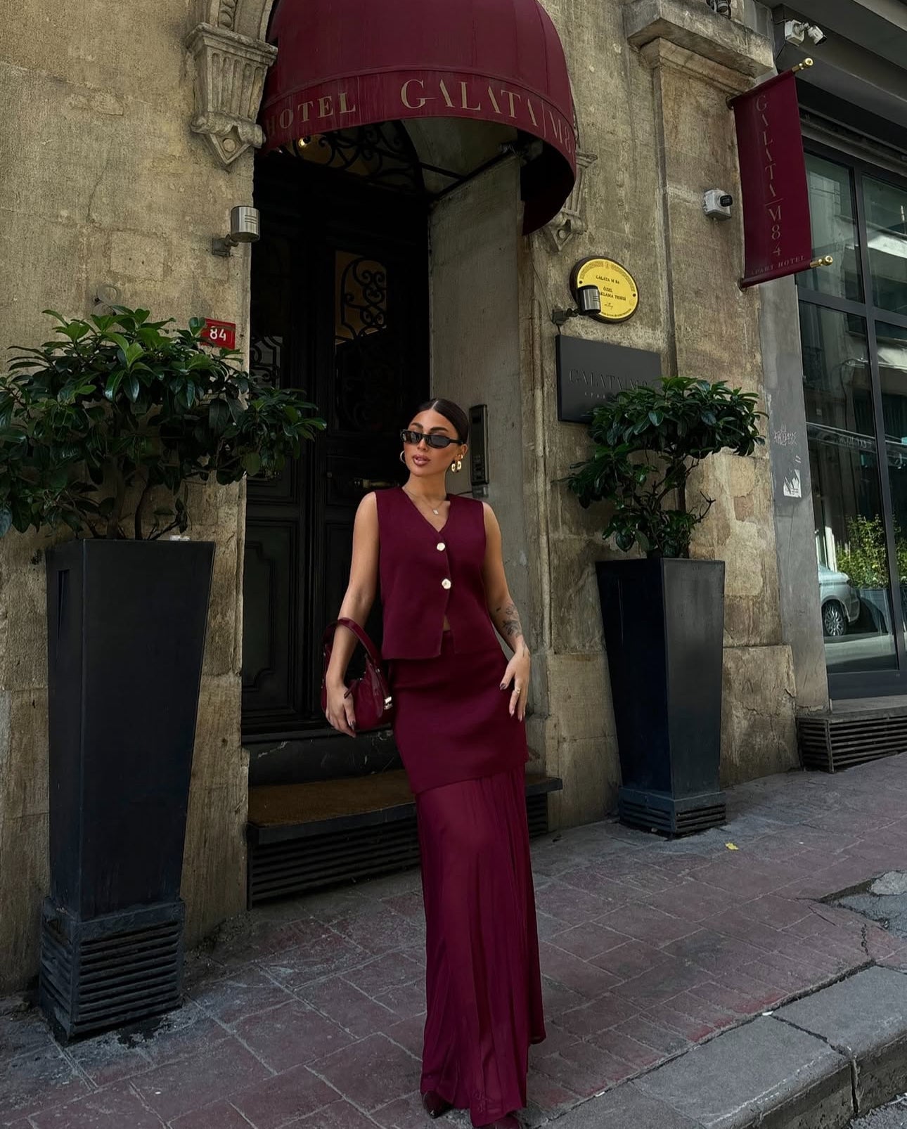 Set KATIA gilet con gonna