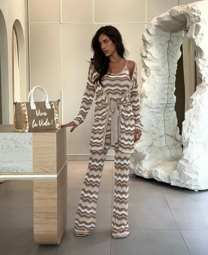 Completo ZIG ZAG con borsa viva la vida in omaggio Disponibilità limitata — affrettati prima che finisca!