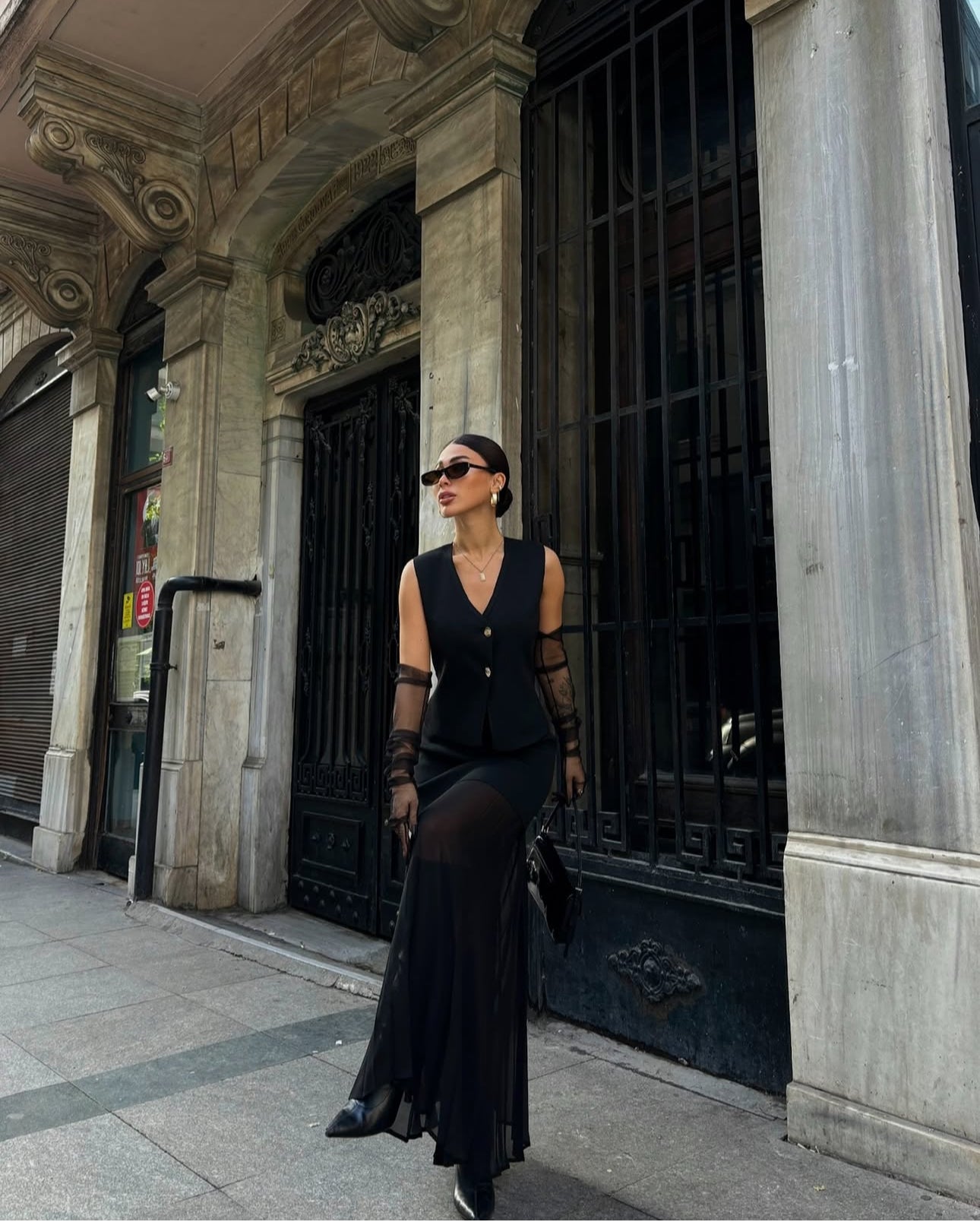 Set KATIA gilet con gonna