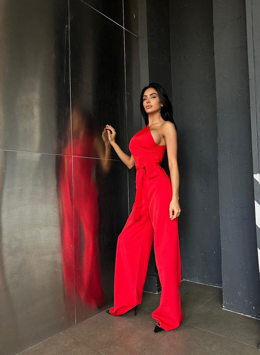 Jumpsuit TERRY elegante mono spalla