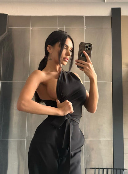 Jumpsuit TERRY elegante mono spalla