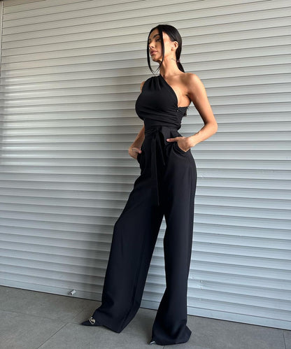 Jumpsuit TERRY elegante mono spalla