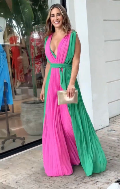Vestito ALBA in chiffon Made in Italy