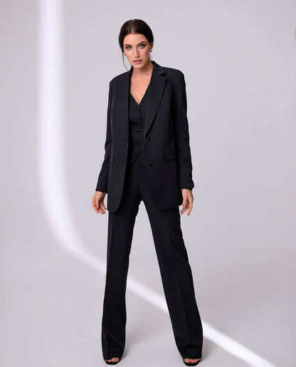 Tailleur Grazia in promozione  Giacca gilet e pantaloni palazzo Made in Italy 🇮🇹 taglie xs alla xxxl