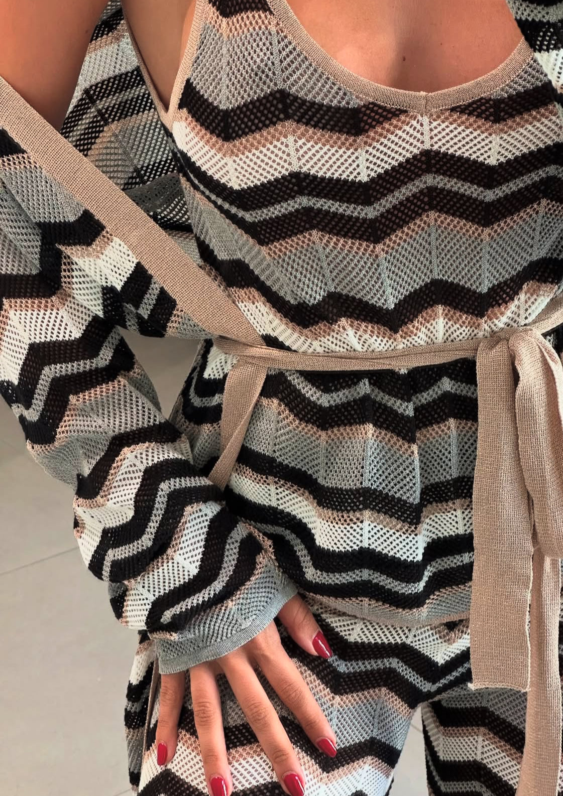 Completo ZIG ZAG con borsa viva la vida in omaggio Disponibilità limitata — affrettati prima che finisca!