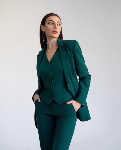 Tailleur Grazia in promozione  Giacca gilet e pantaloni palazzo Made in Italy 🇮🇹 taglie xs alla xxxl