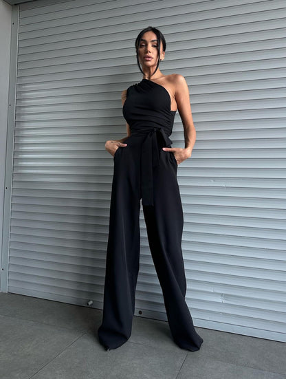 Jumpsuit TERRY elegante mono spalla