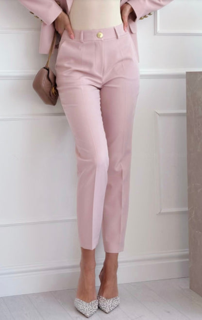 Tailleur Federica giacca con bottoni pantaloni sigaretta il più amato non fartelo scappare