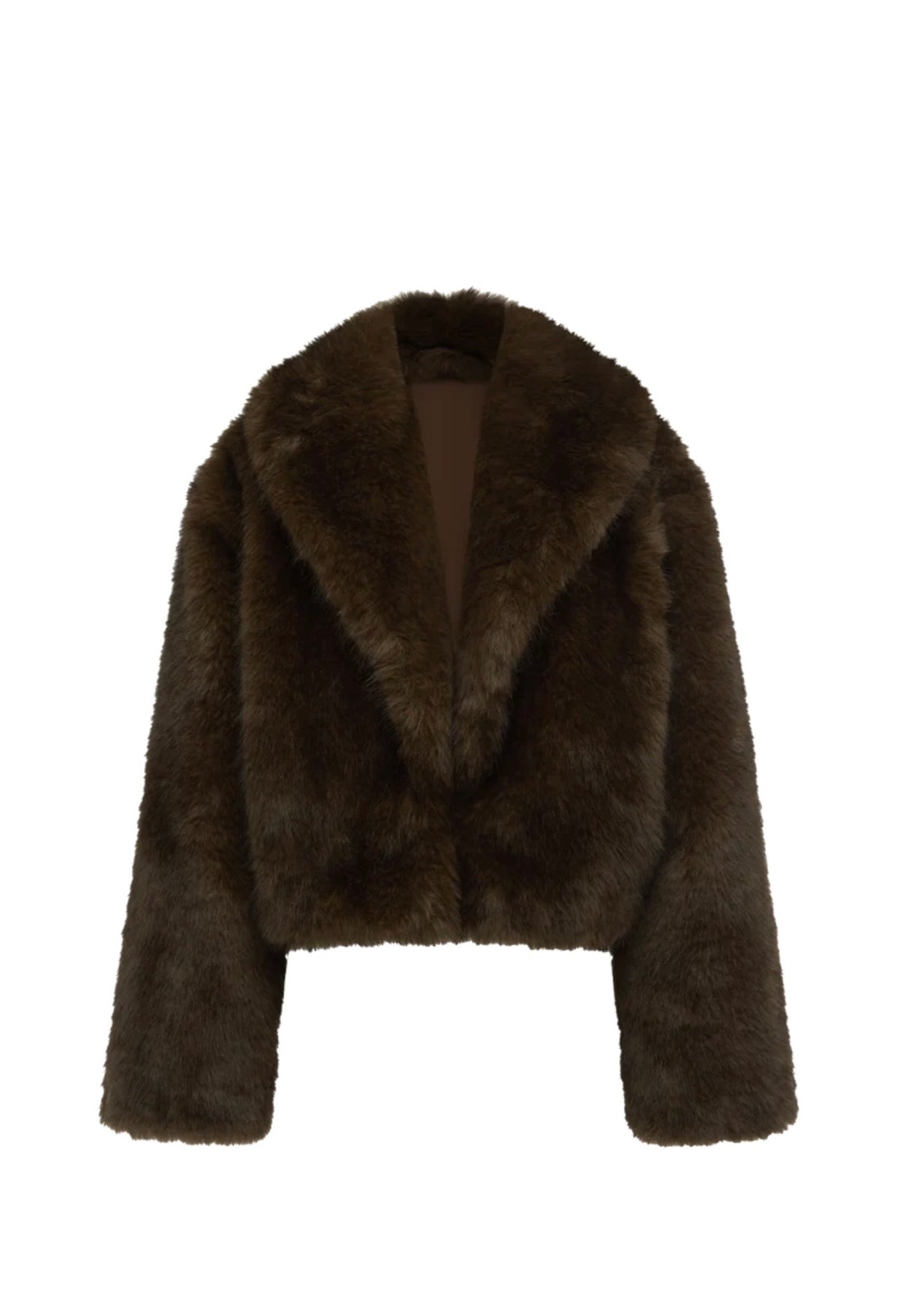 Crop Eco-Fur Jacket – Luxe Edition "Essenziale per la stagione fredda: caldo, leggero e irresistibilmente glam."