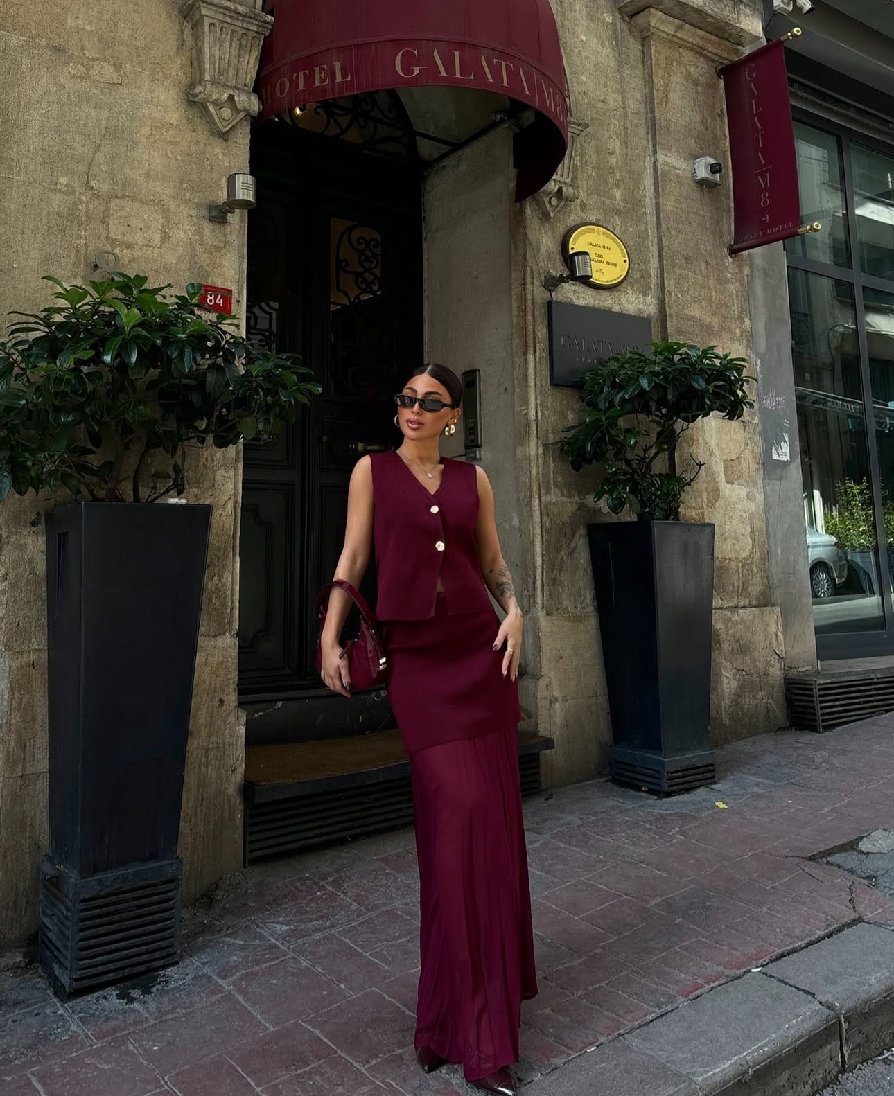 Set KATIA gilet con gonna