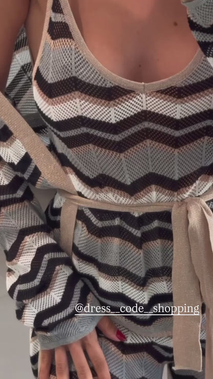 Completo ZIG ZAG con borsa viva la vida in omaggio Disponibilità limitata — affrettati prima che finisca!